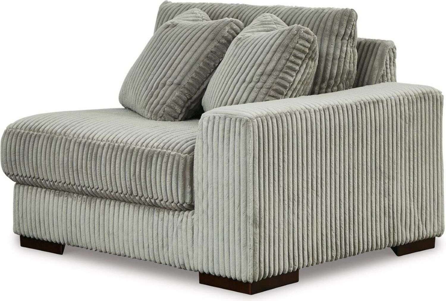 Lindyn 5-Piece LAF Sectional With Chaise In Fog 21105S6