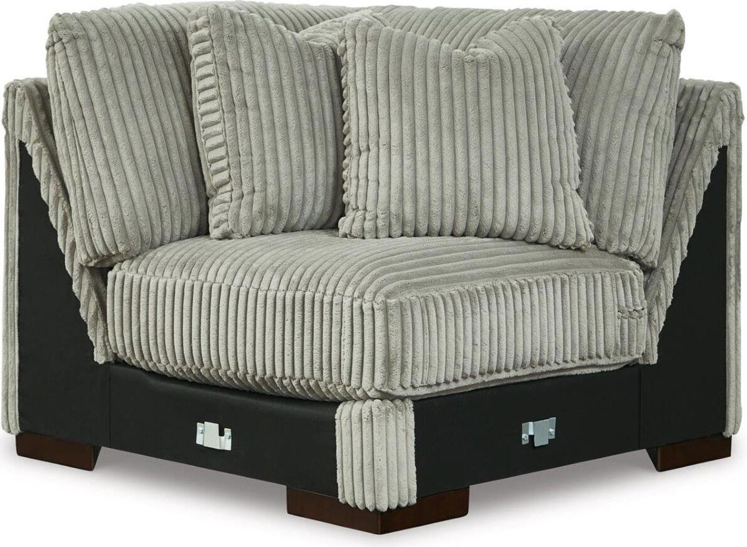 Lindyn 5-Piece LAF Sectional With Chaise In Fog 21105S6