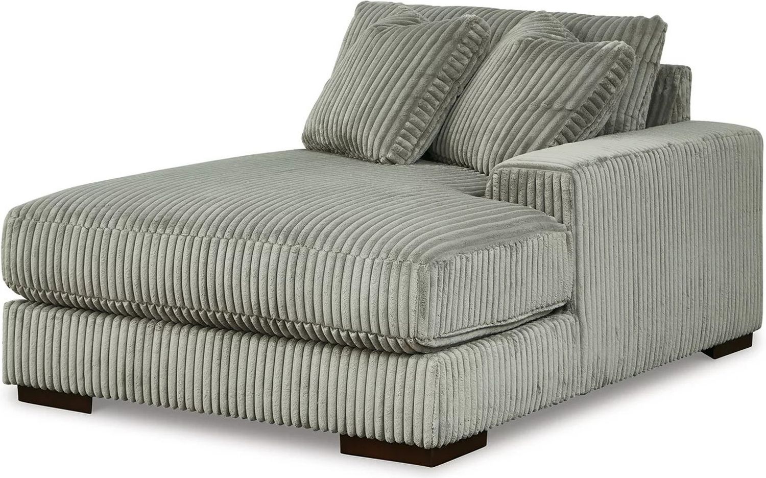 Lindyn 5-Piece LAF Sectional With Chaise In Fog 21105S6