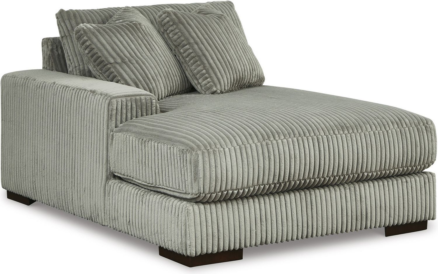 Lindyn 5-Piece LAF Sectional With Chaise In Fog 21105S6