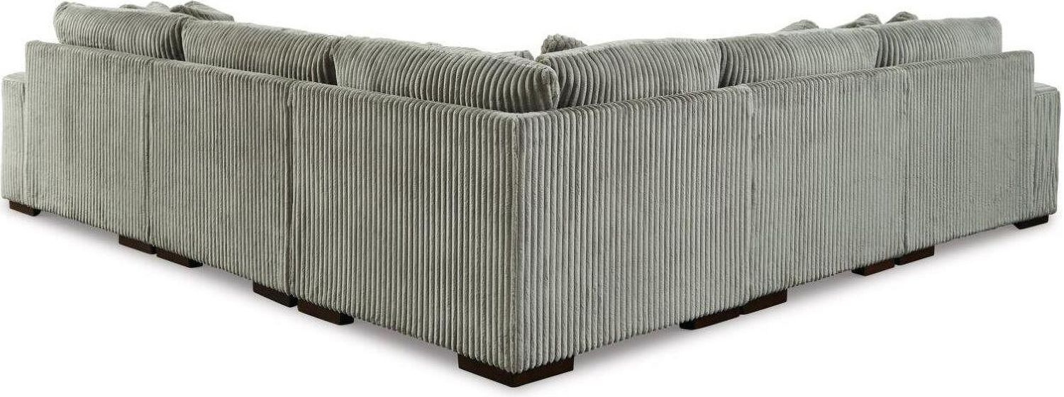 Lindyn 5-Piece RAF Sectional With Chaise In Fog 21105S7