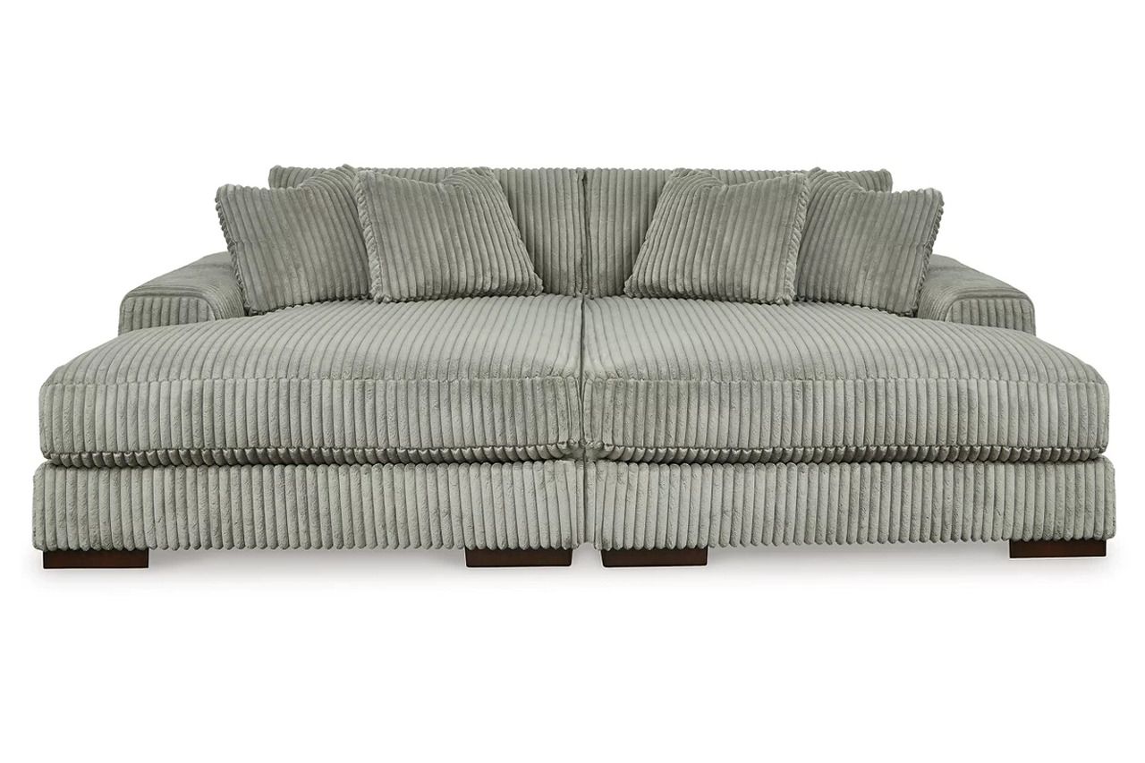 Lindyn 5-Piece RAF Sectional With Chaise In Fog 21105S7