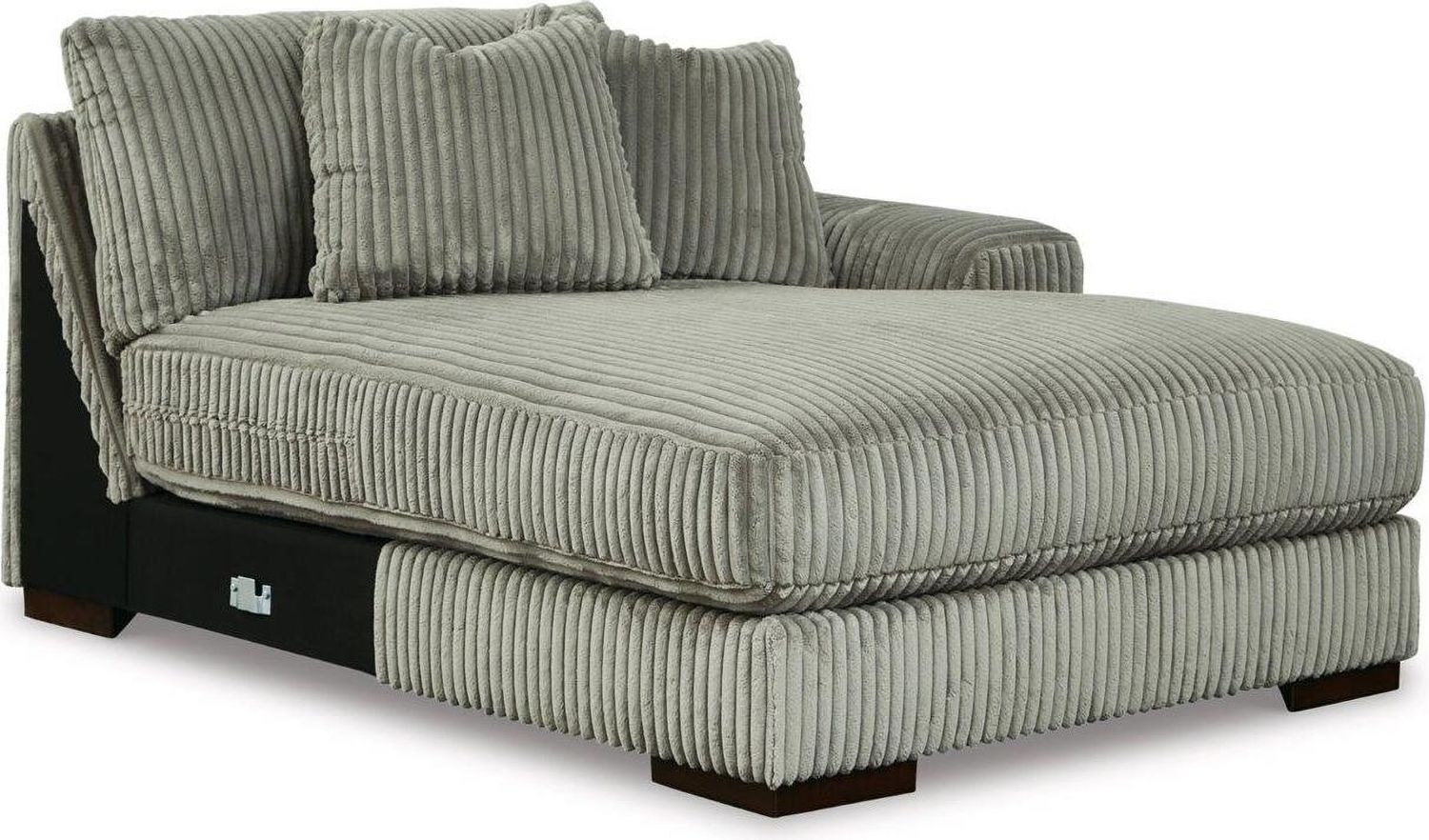 Lindyn 5-Piece RAF Sectional With Chaise In Fog 21105S7