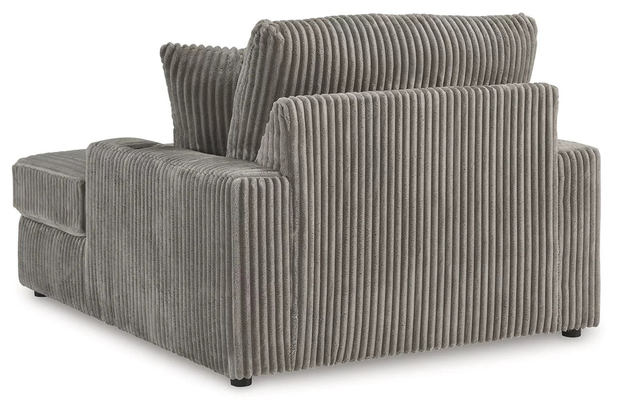 Lindyn 5-Piece RAF Sectional With Chaise In Fog 21105S7