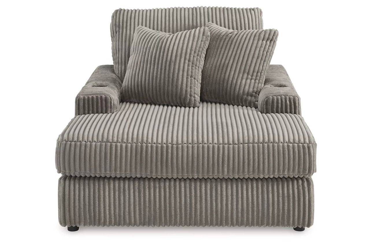 Lindyn 5-Piece RAF Sectional With Chaise In Fog 21105S7
