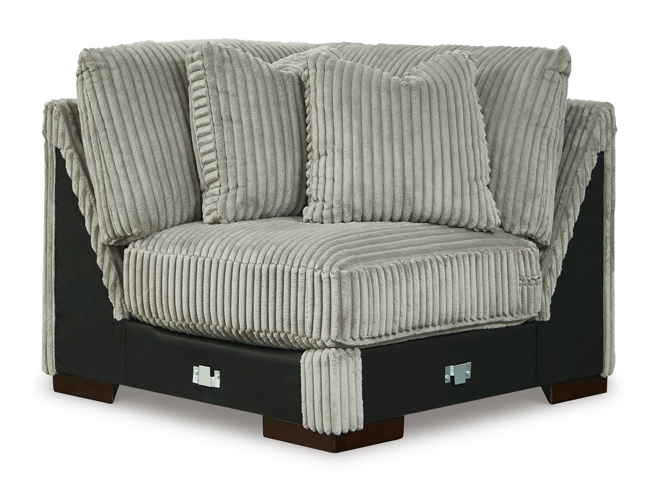 Lindyn 5-Piece RAF Sectional With Chaise In Fog 21105S7