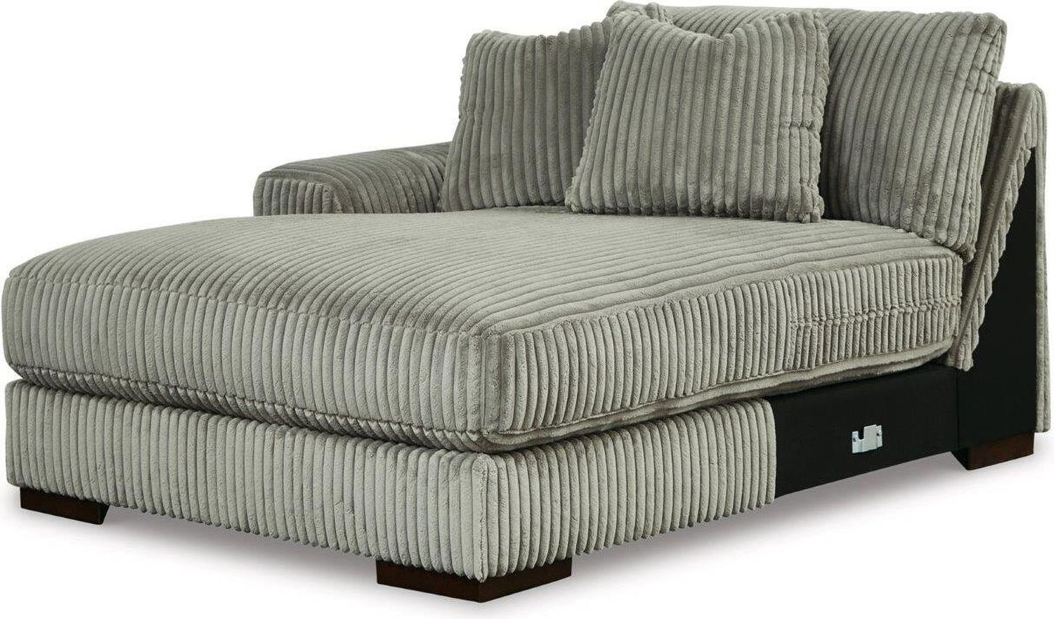 Lindyn 6-Piece LAF Sectional With Chaise In Fog 21105S8