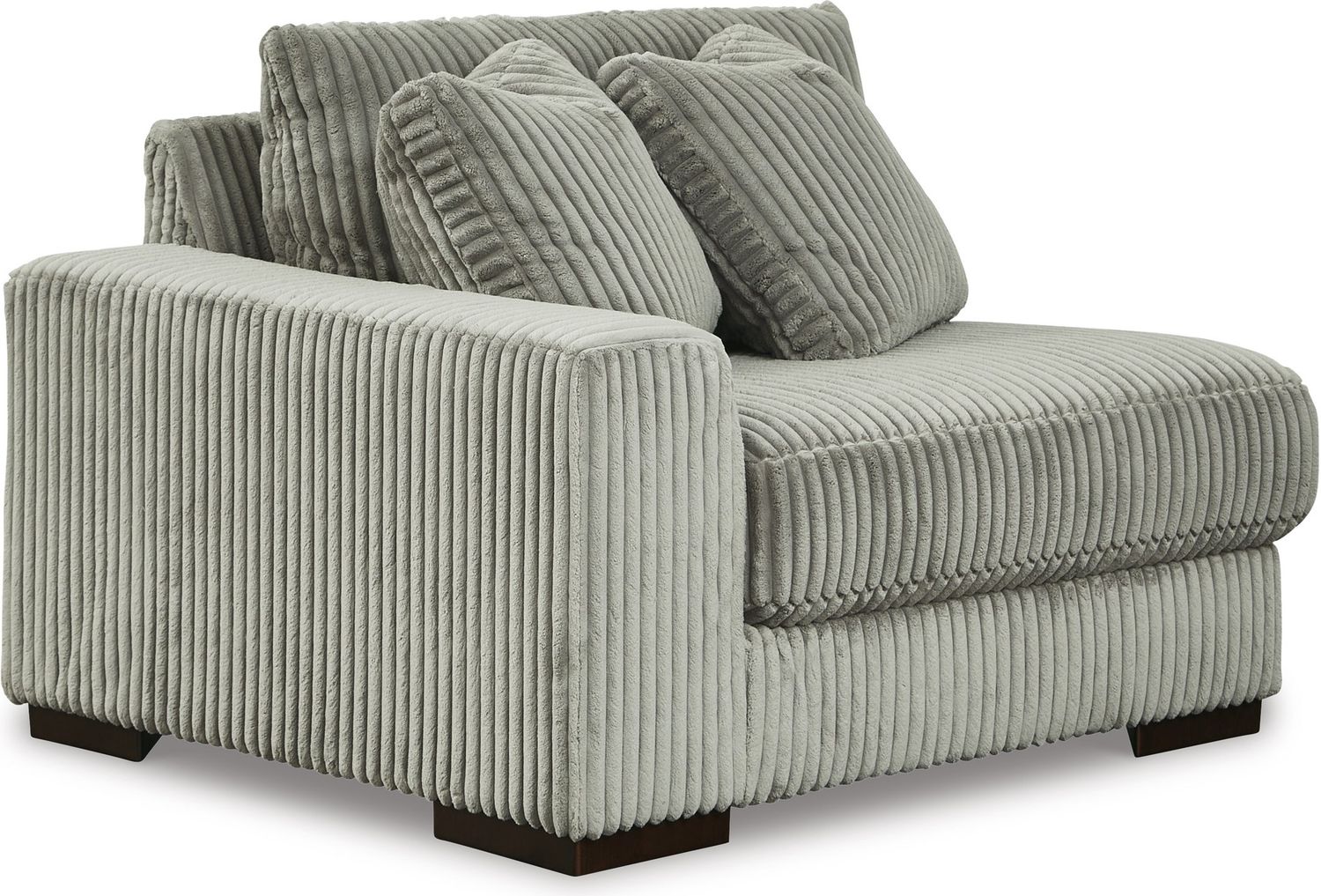 Lindyn 3-Piece RAF Sectional With Chaise In Fog 21105S9