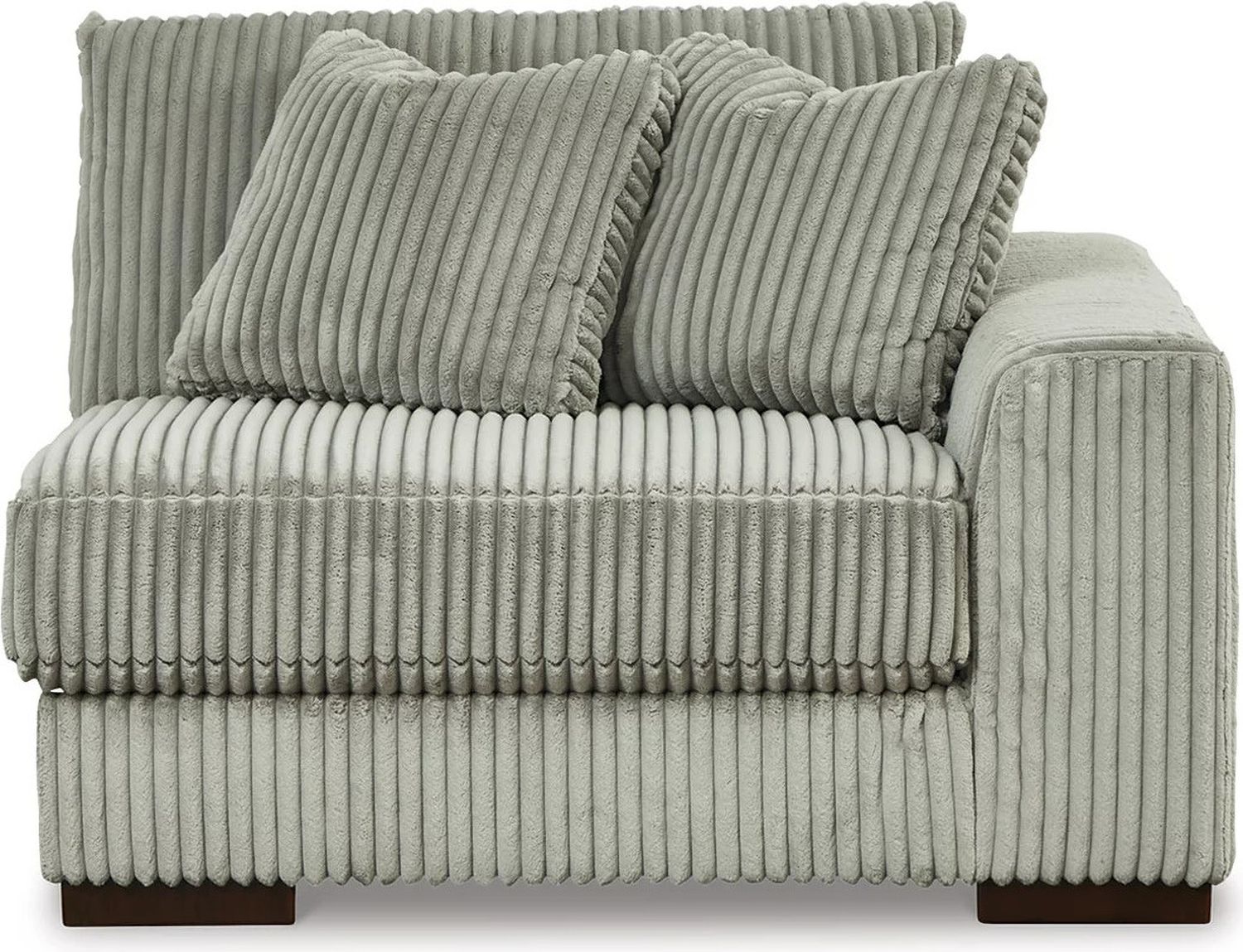 Lindyn 3-Piece RAF Sectional With Chaise In Fog 21105S9