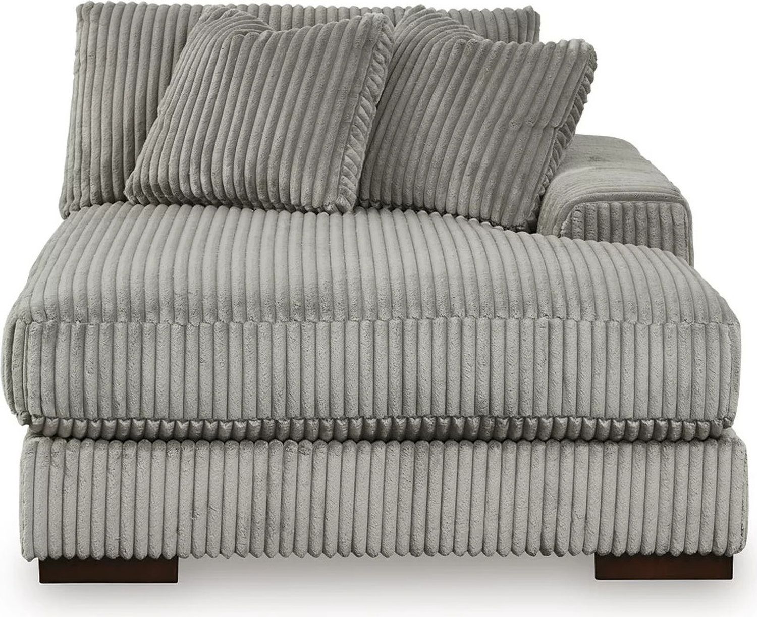 Lindyn 4-Piece Sectional, Chair and Ottoman In Fog 21105U11