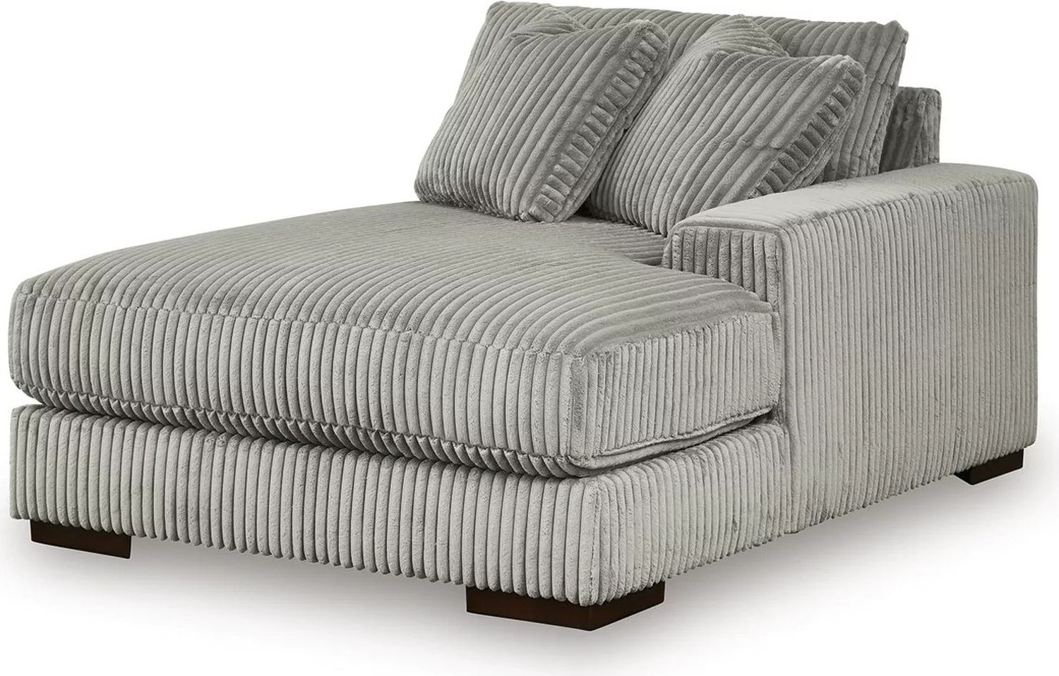 Lindyn 4-Piece Sectional, Chair and Ottoman In Fog 21105U11
