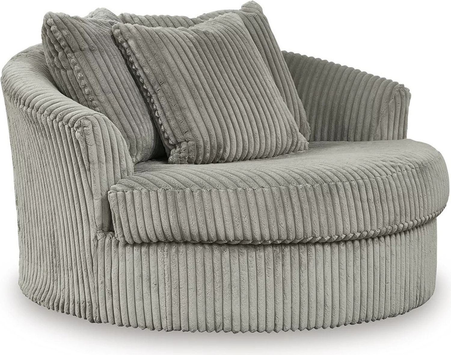 Lindyn 4-Piece Sectional, Chair and Ottoman In Fog 21105U11