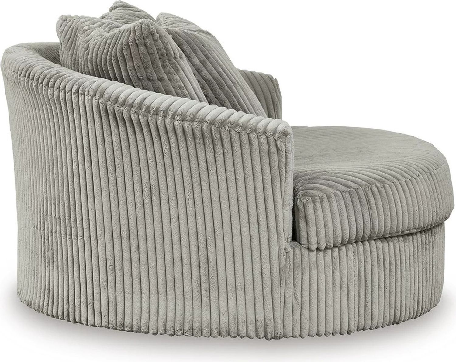 Lindyn 4-Piece Sectional, Chair and Ottoman In Fog 21105U11