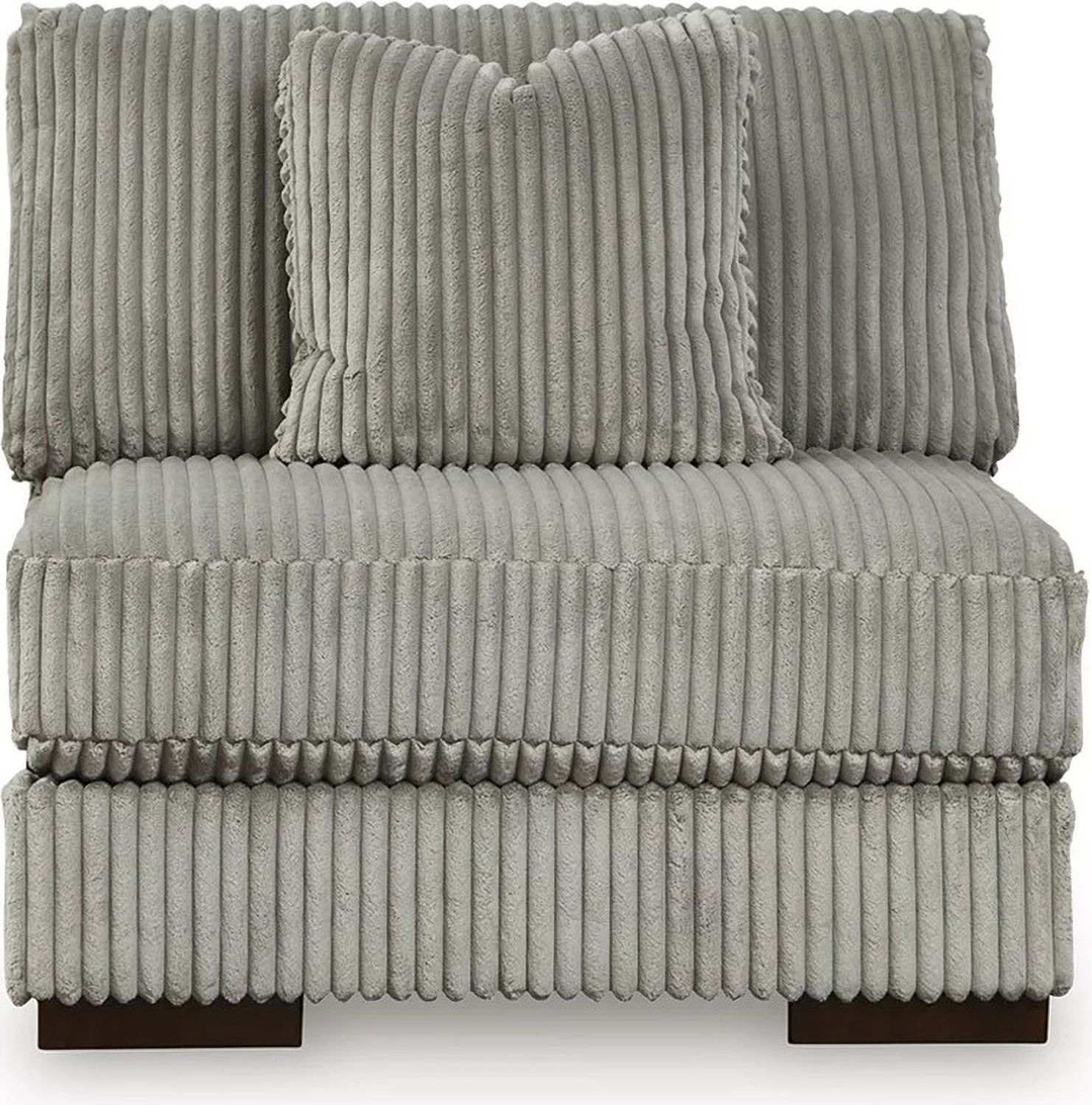 Lindyn 4-Piece Sectional, Chair and Ottoman In Fog 21105U11