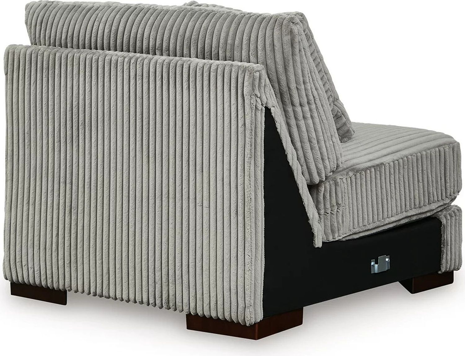 Lindyn 4-Piece Sectional, Chair and Ottoman In Fog 21105U11