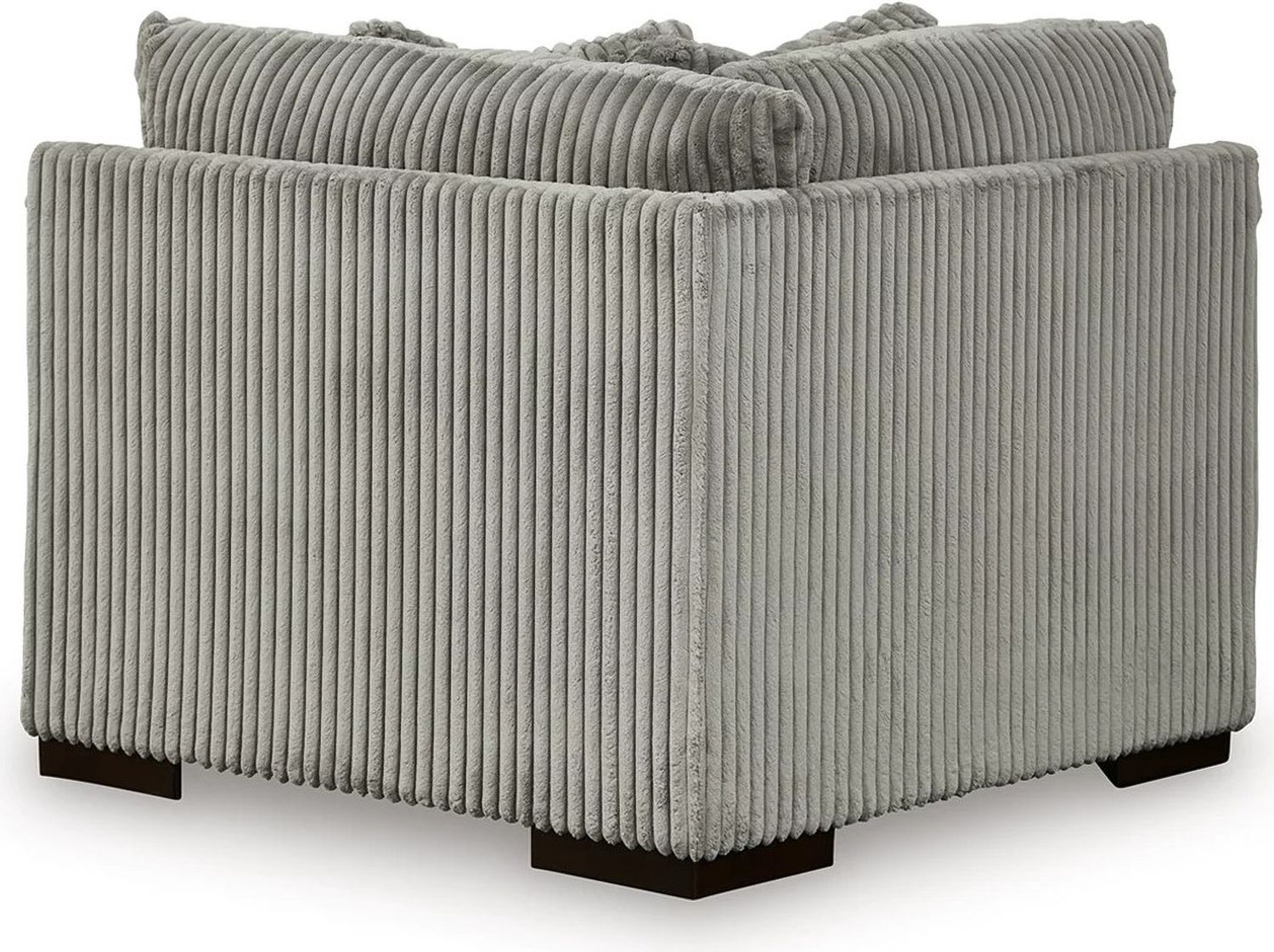 Lindyn 4-Piece Sectional with Chaise and Oversized Accent Ottoman In Fog 21105U12