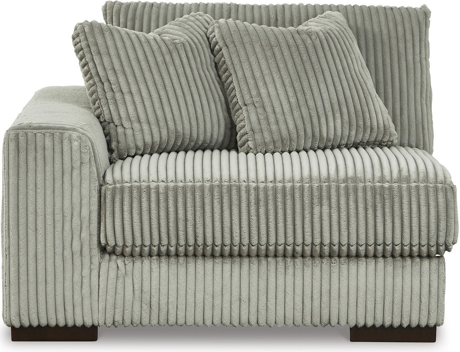 Lindyn 5-Piece Sectional and Ottoman In Fog 21105U2
