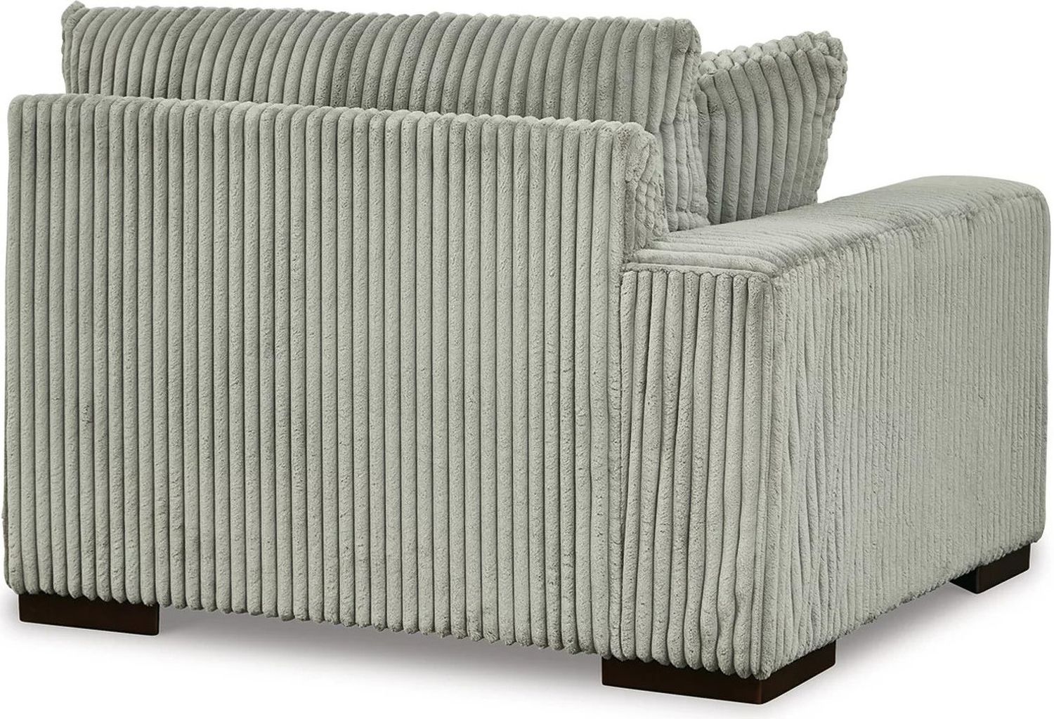 Lindyn 4-Piece Sectional and Ottoman In Fog 21105U7