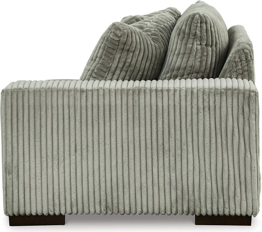 Lindyn 5-Piece LAF Sectional and Ottoman In Fog 21105U9