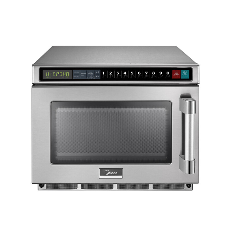 0.6 Cu. Ft. 2100W Push Button Heavy Duty Commercial Microwave 2117G1A