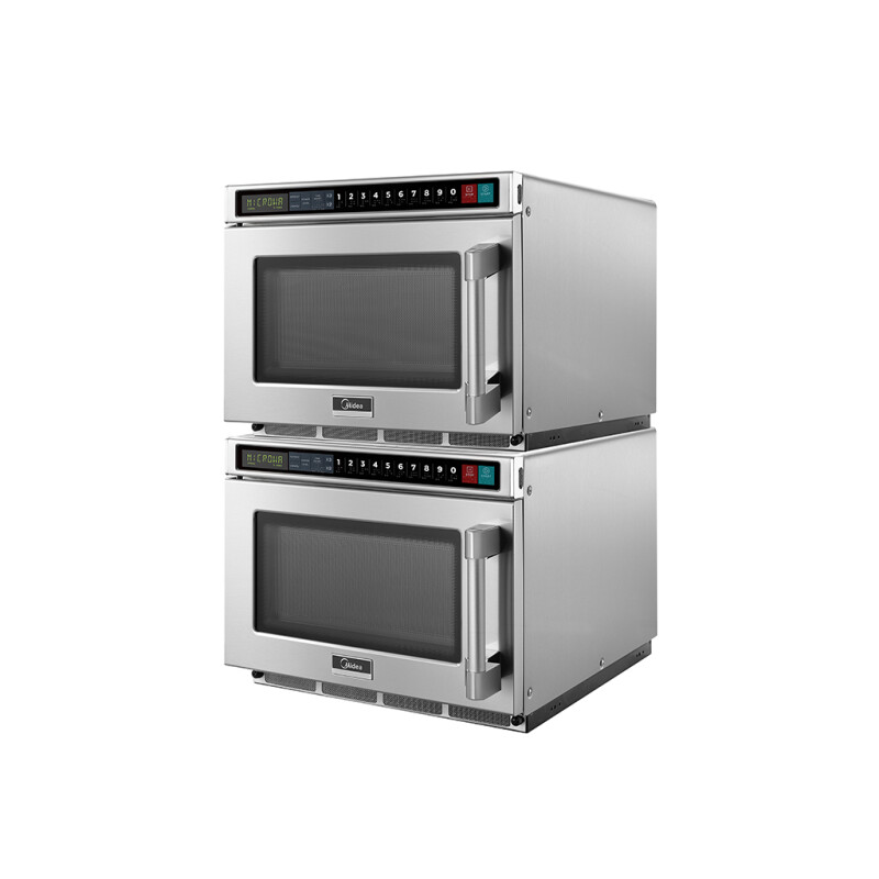 0.6 Cu. Ft. 2100W Push Button Heavy Duty Commercial Microwave 2117G1A