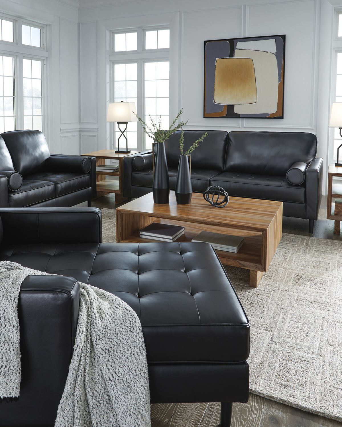 Bryceview Chaise In Onyx 2120515
