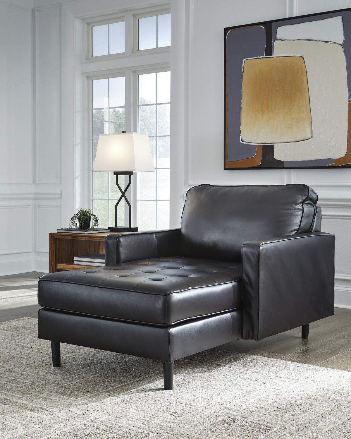 Bryceview Chaise In Onyx 2120515