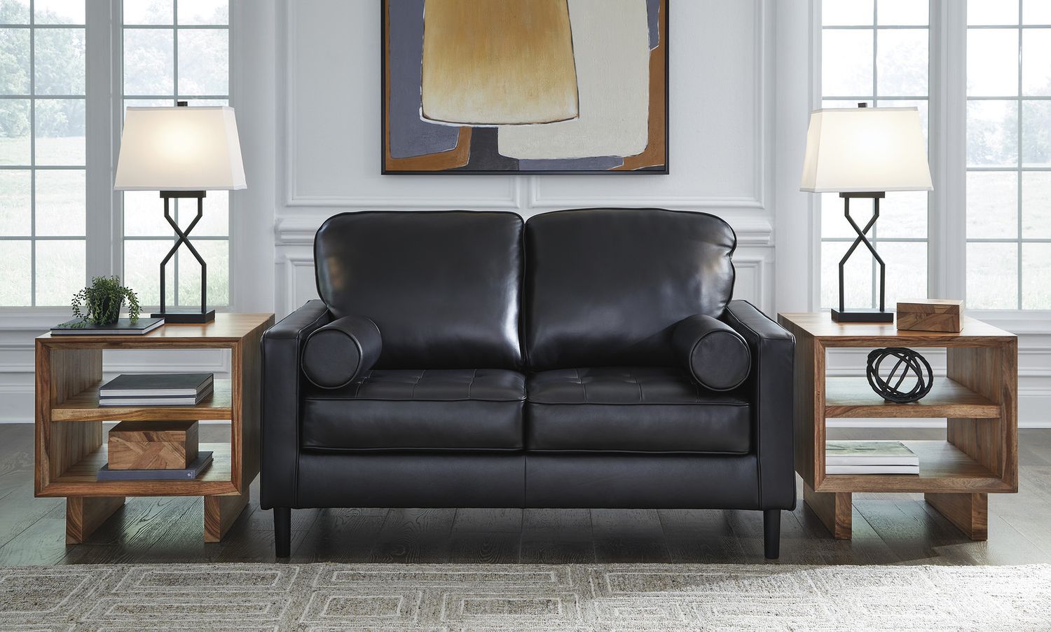 Bryceview Loveseat In Onyx 2120535