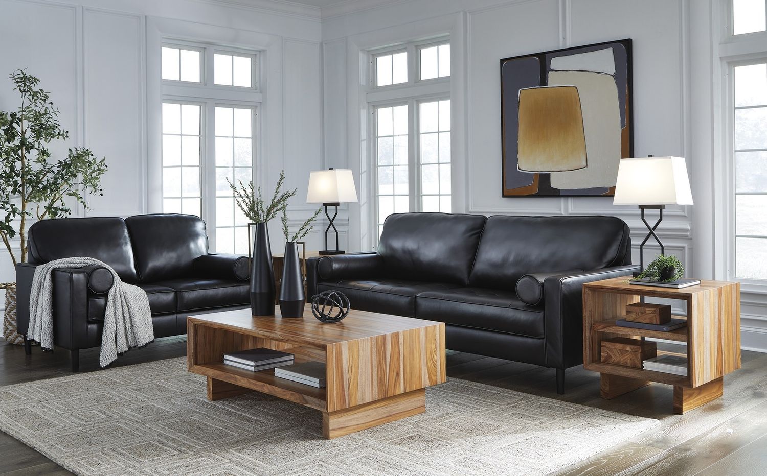 Bryceview Loveseat In Onyx 2120535