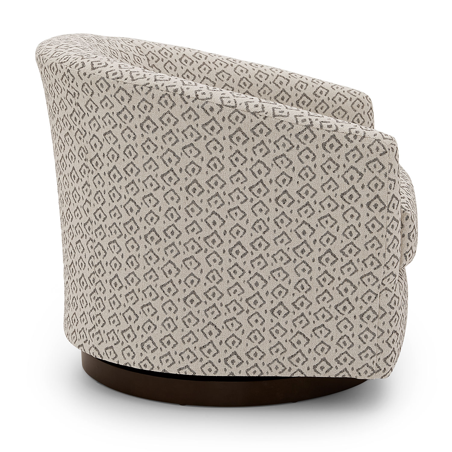 Ennely - Swivel Barrel Chair - Espresso - 2128E 2128E