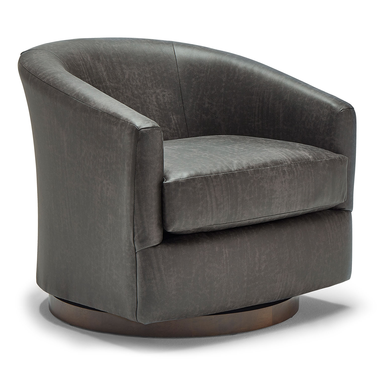 Ennely - Swivel Barrel Chair - Espresso - 2128E 2128E