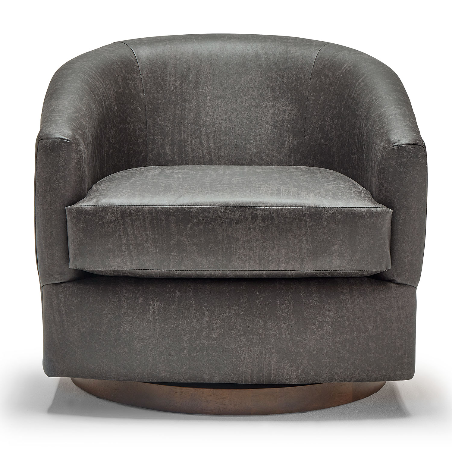 Ennely - Swivel Barrel Chair - Espresso - 2128E 2128E