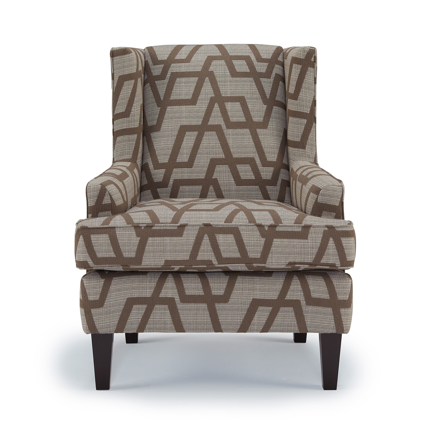 Sterling - Modern Wingback Chair - Dark Walnut - 2130DW 2130DW