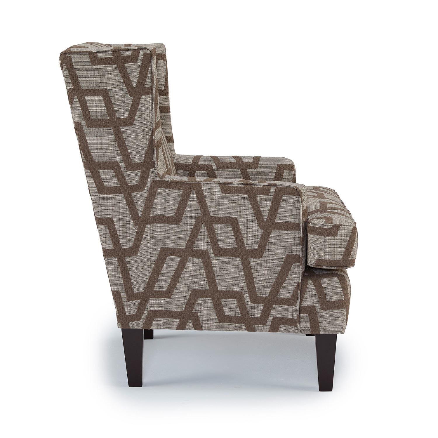 Sterling - Modern Wingback Chair - Dark Walnut - 2130DW 2130DW