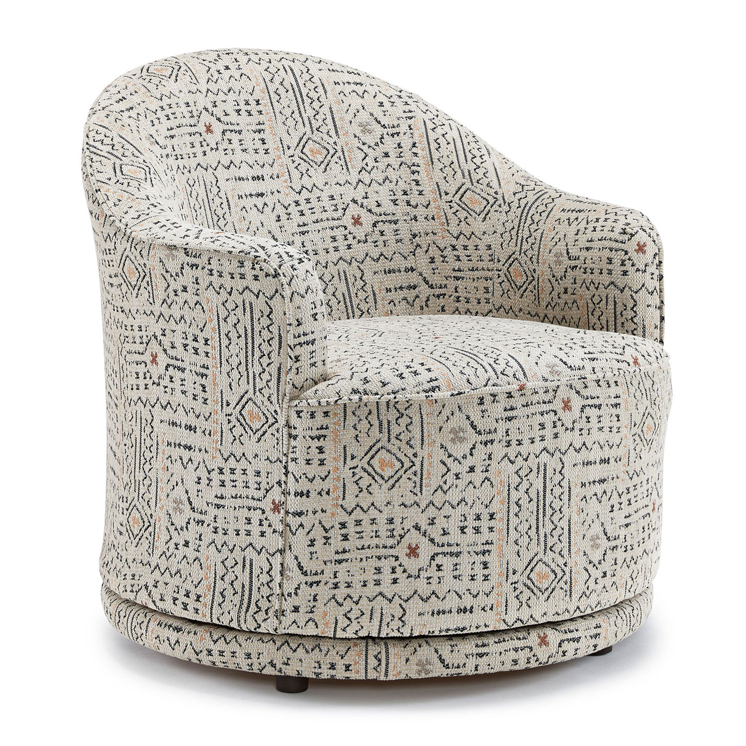 April - Swivel Barrel Chair - 2138 2138