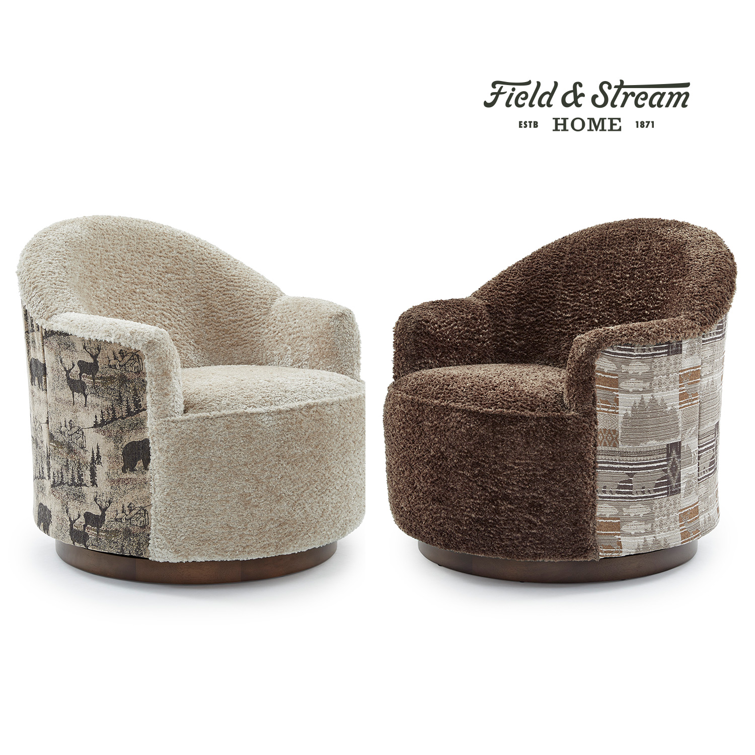April - Swivel Barrel Chair - 2138 2138