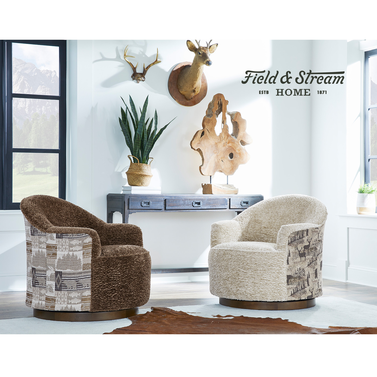 April - Swivel Barrel Chair - 2138 2138
