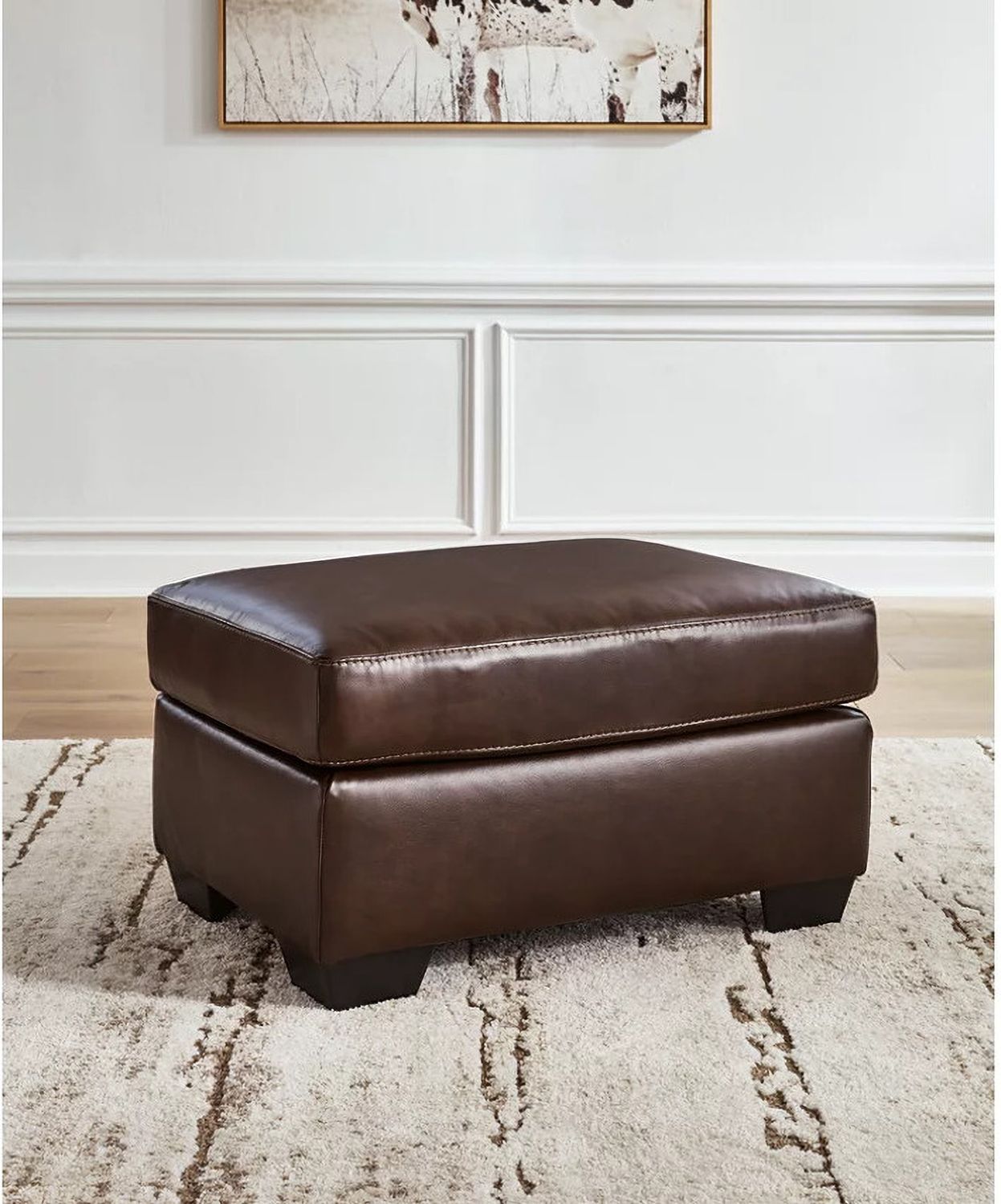 Santorine Ottoman In Dark Brown 2170614