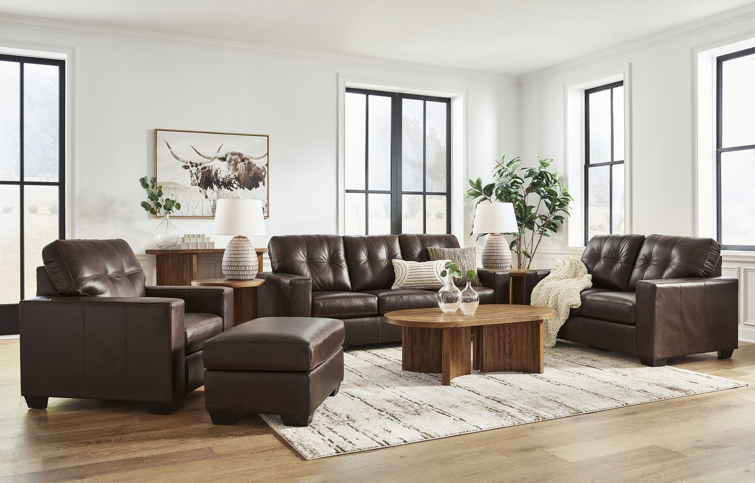 Santorine Sofa In Dark Brown 2170638