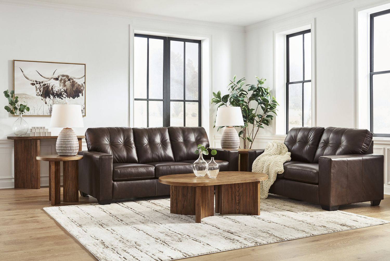 Santorine Sofa In Dark Brown 2170638