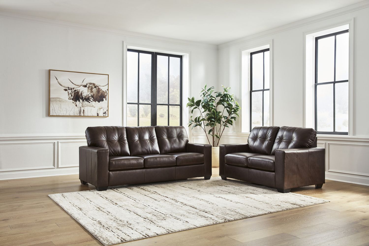 Santorine Sofa In Dark Brown 2170638