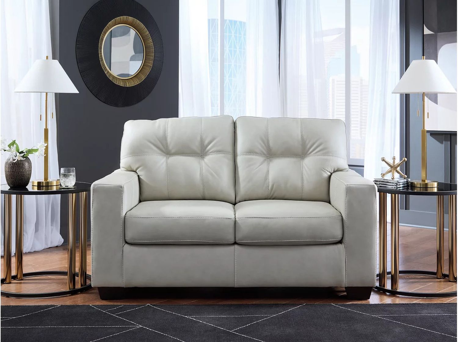 Santorine Loveseat In Bone 2170835