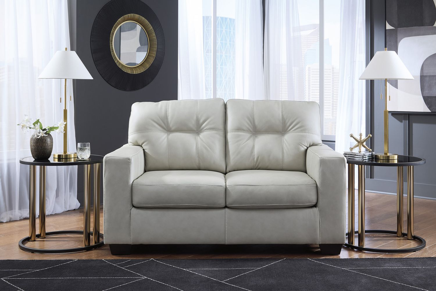Santorine Loveseat In Bone 2170835