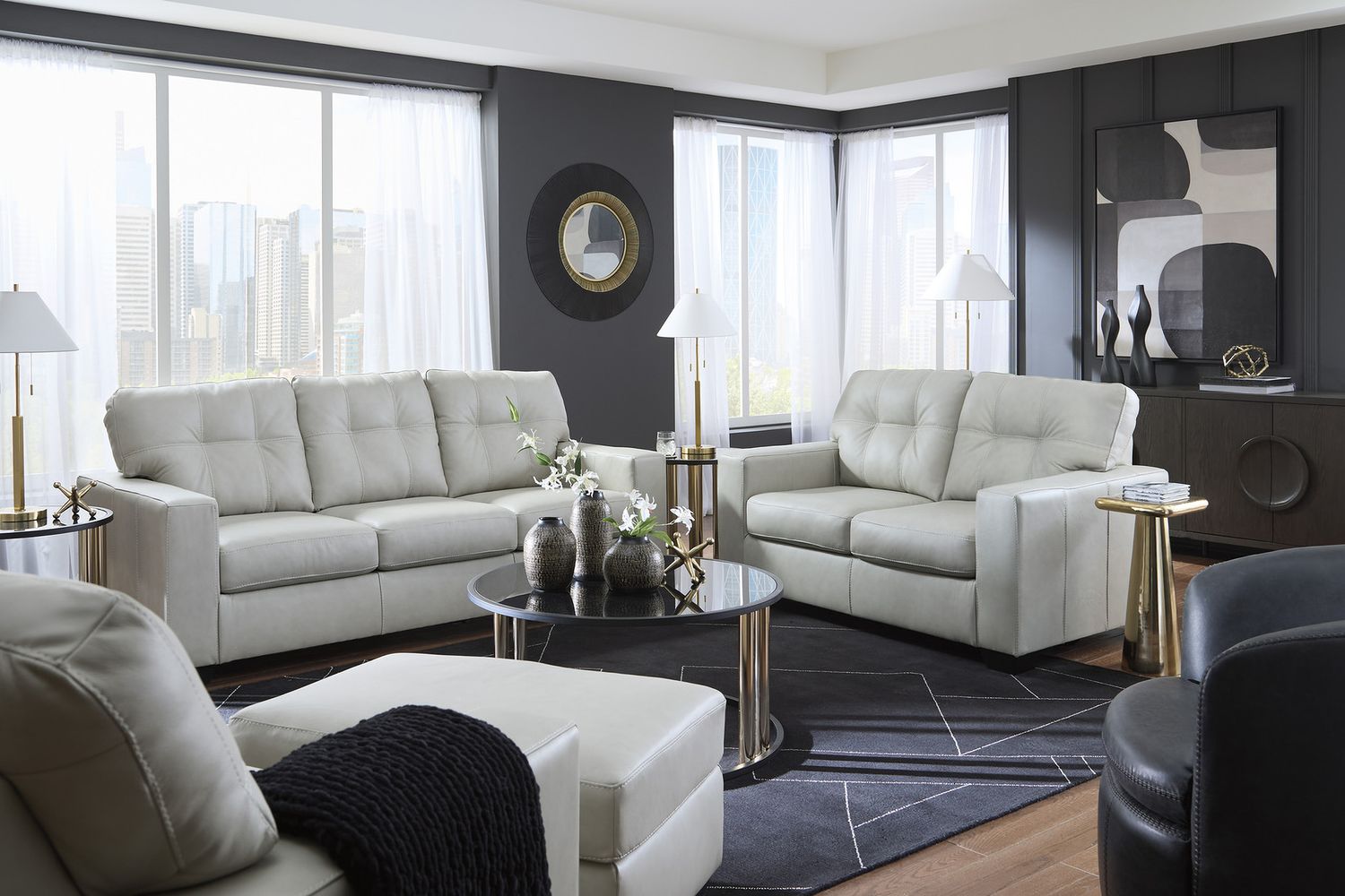Santorine Loveseat In Bone 2170835