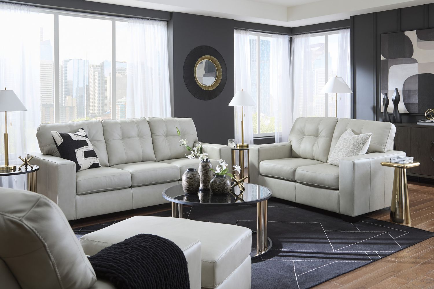 Santorine Loveseat In Bone 2170835