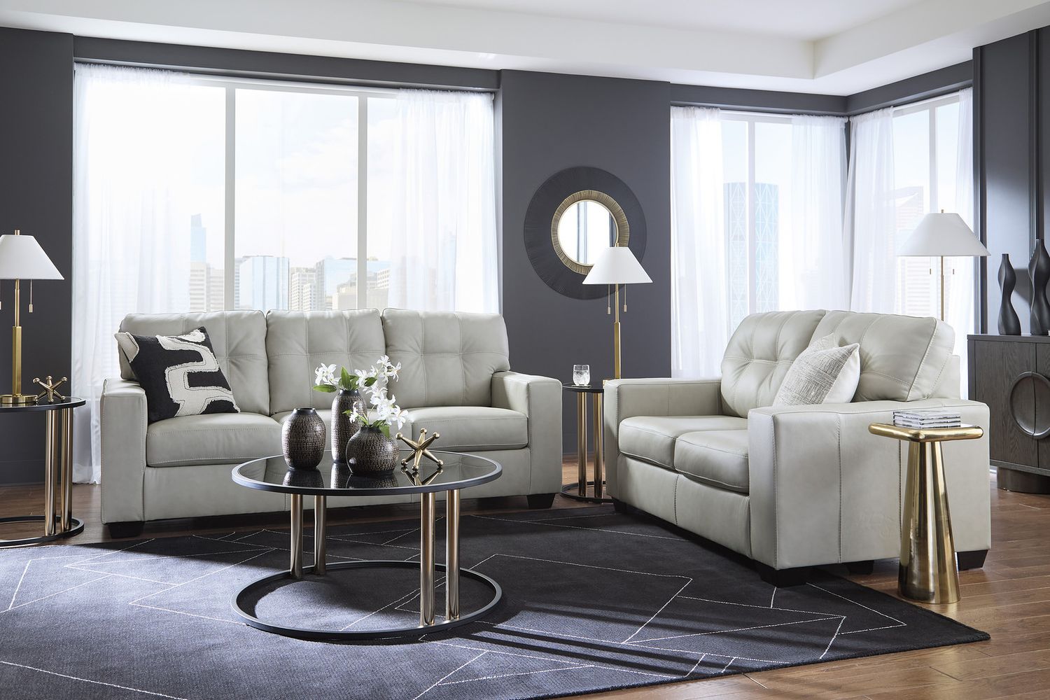 Santorine Loveseat In Bone 2170835