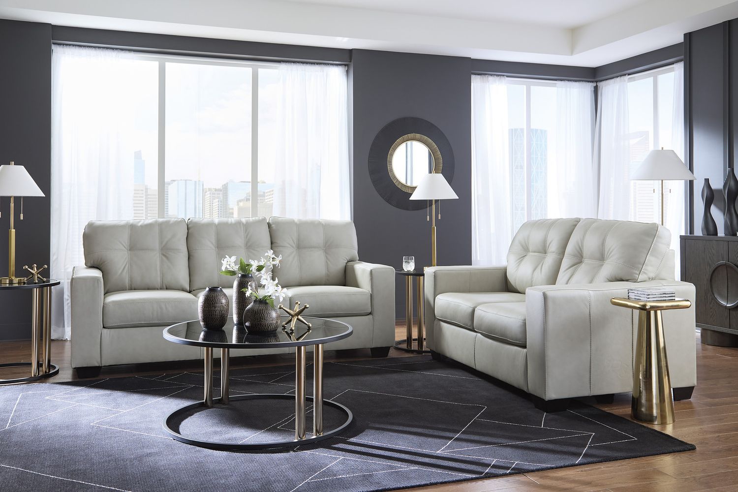 Santorine Loveseat In Bone 2170835