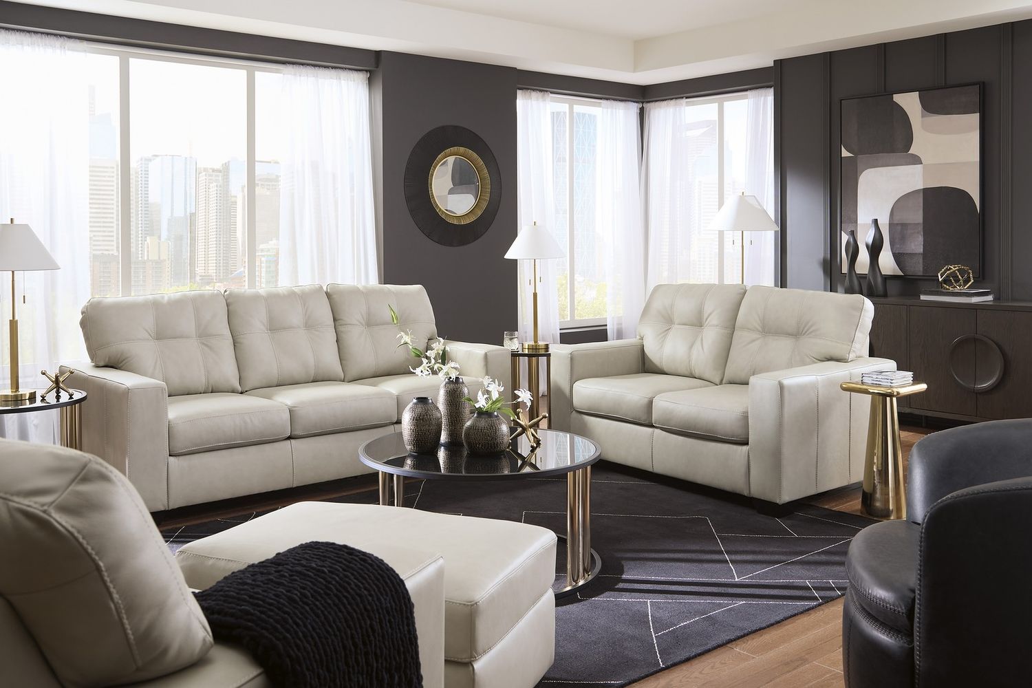 Santorine Queen Sofa Sleeper In Bone 2170839
