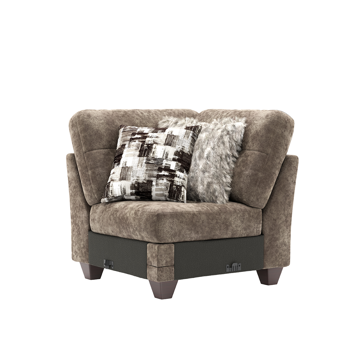 21900 Sectional Corner Wonderland Cola 21900CRNR02