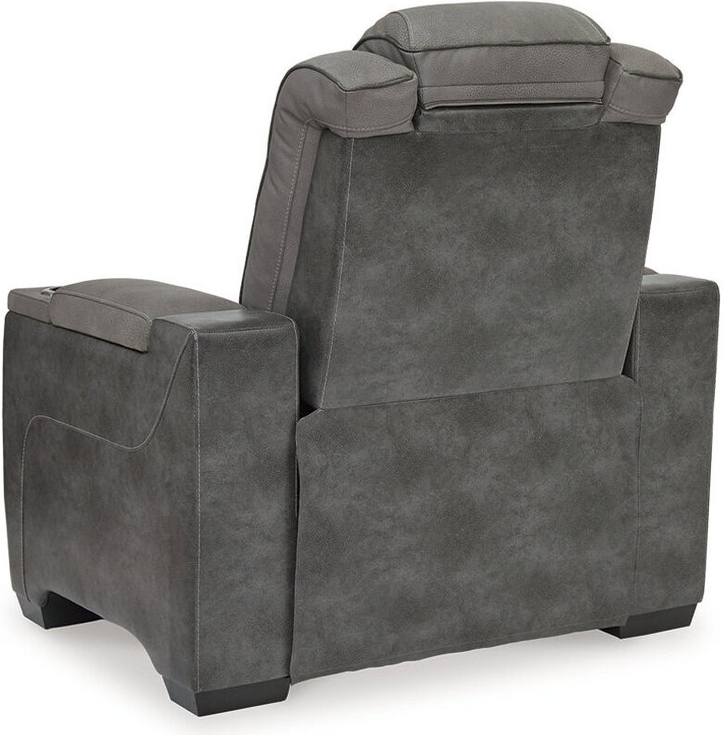 Next-Gen Durapella Power Recliner With Adjustable Headrest In Two-Tone Slate 2200413